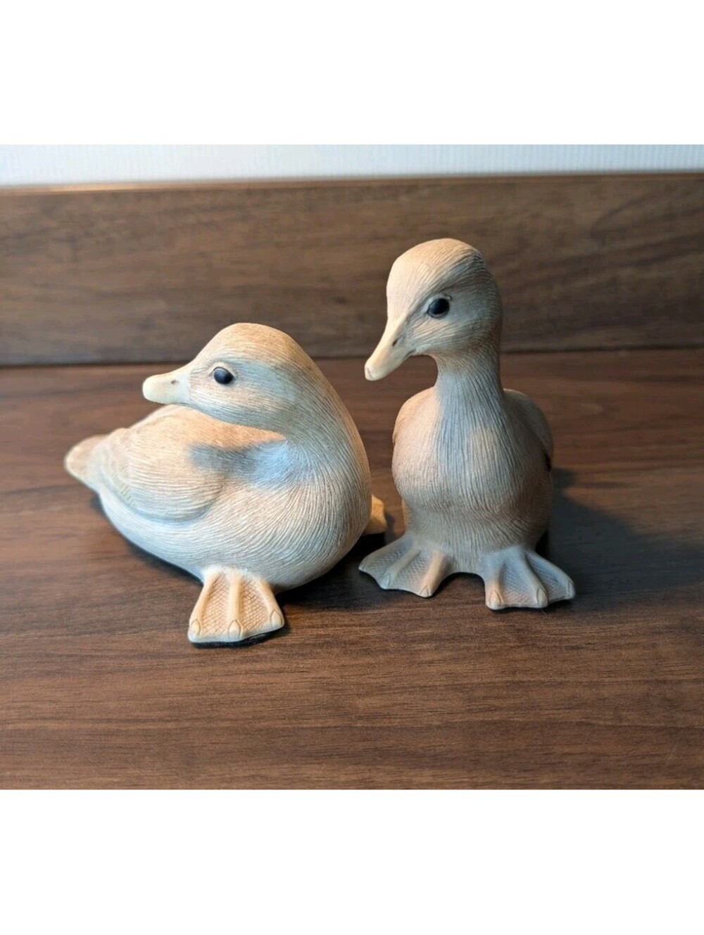 Vintage "Farm Pond Puddlers" Duckling Figurines From 1984 Resin/ V.Giannetto III
